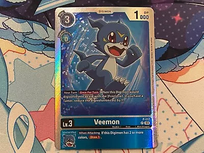 Veemon Foil - P-117 - NM - Digimon TCG • $20