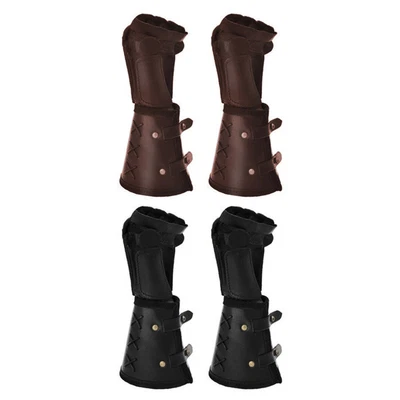 £29.59 • Buy 1 Pair Medieval Gauntlets Men's Vintage Cosplay Armor Arm Braces Costume Prop