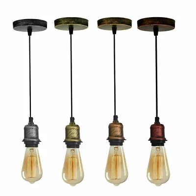 New Vintage Bulb Holder Industrial Retro Edison Decorative Lamp Light Fitting • $47.40