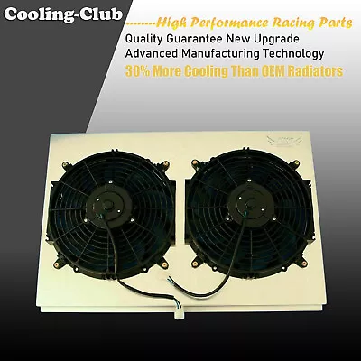 KKS Radiator Shroud + 2-12  Fan Fit 78-87 Chevy Monte Carlo El Camino 26  Core • $139