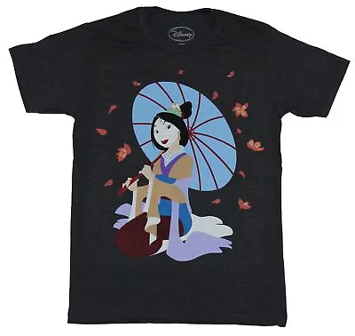 Mulan (Disney) Mens T-Shirt - Full Color Mulan Under Umbrella Image • $12.98