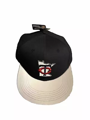 Minnesota Twins Hat Cap Snapback Mens Blue Grey Raised Logo Melonwear NWT • $18.87