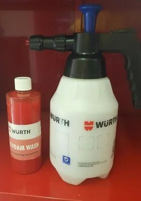 Wurth Foam Pump Spray Bottle (0891503021) Inc 500ml Ultra Foam Wash • $99