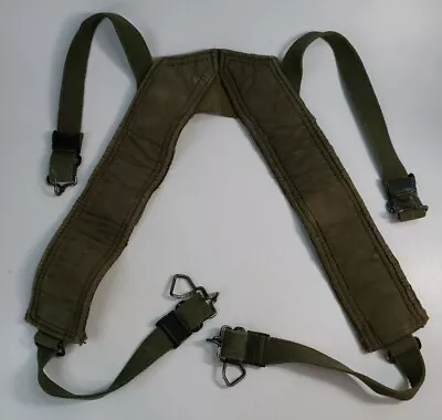 US Army Military M1956 M56 Suspenders Web Field Gear Regular Dated: 9/18/59 • $39.99