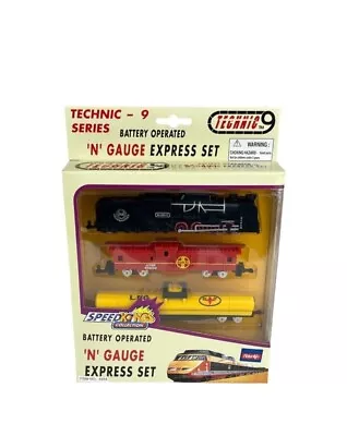 Technic 9 N Gauge Train Express Set 4253 Speed Kings Peterkin Battery Power • £15.99