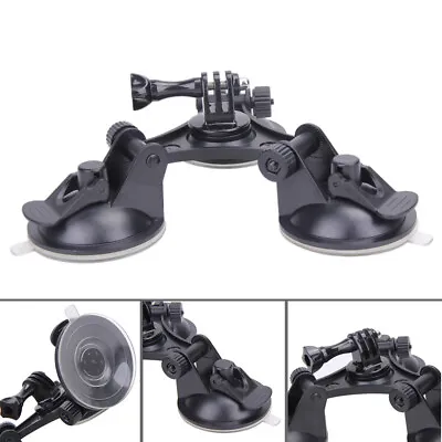 Triple Suction Cup Windshield Mount Holder Bracket For Gopro Hero 9 8 7 6 5 Max • $19.99