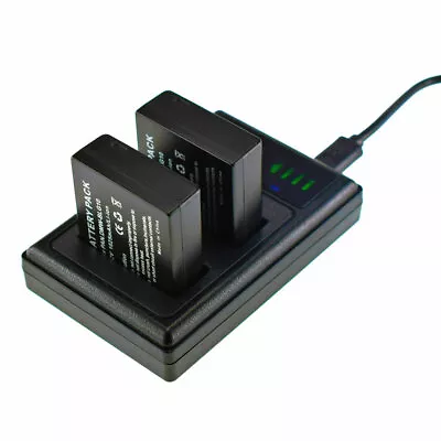 2 Battery + SLIM Charger For Panasonic Lumix DC-TZ90 DC-GX9 DC-LX100 II DC-G100 • $37.39