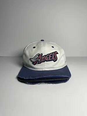 Vintage 90s Anaheim Angels Youth Snapback Hat/Cap (Ripped Brim) • $9.99