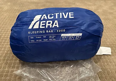 New Active Era Sleeping Bag E200 Blue Lightweight & Compact • $32.99
