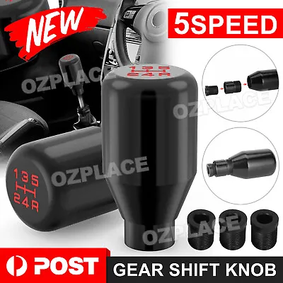 $14.45 • Buy Universal 5 Speed Aluminum Manual Car Gear Stick Shift Knob Shifter Lever