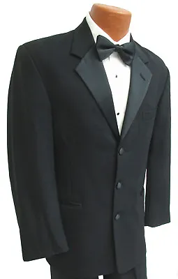 Men's Black Tuxedo Jacket Discount Cheap Sale Clearance Mason Prom Wedding   • $4.95