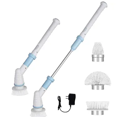 $41.99 • Buy Electric Spin Scrubber Cordless Rotating Cleaning Brush Floor Scrubbing Machine