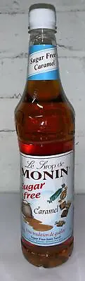 Monin Caramel Syrup Sugar Free 1Ltr And Pump • £16.99