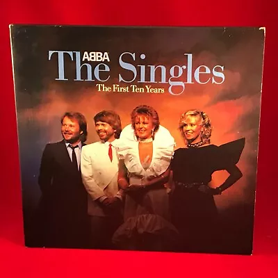 ABBA The Singles The First Ten Years 1982  Double Vinyl LP EXCELLENT Best Of  • £29.99