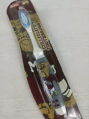 Vintage Mississippi State Bulldogs Toothbrush NEW Walking Dog Logo WOW NEW • $17.99