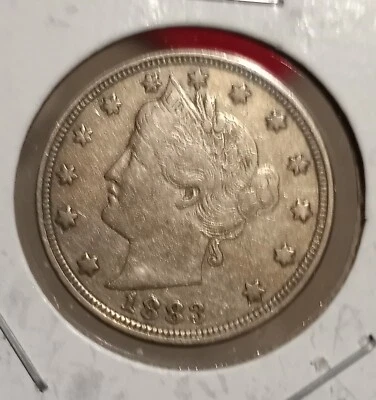 $9.99 • Buy NICE 1883 LIBERTY V Nickel With FULL LIBERTY 