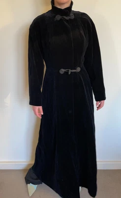 £85 • Buy Vintage Velvet Maxi Coat
