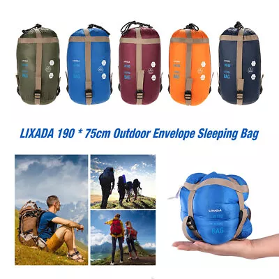 Mini Ultra-light Envelope Outdoor Single Sleeping Bag Camping Travel Hiking • $48.99