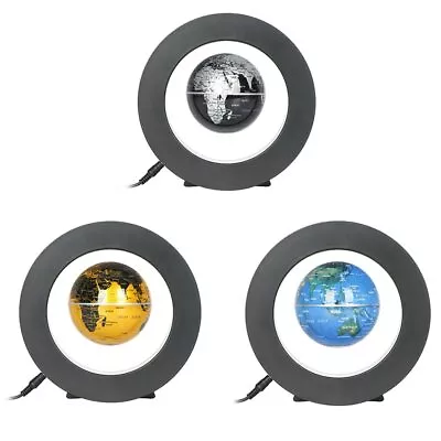 £24.69 • Buy O Shape Magnetic Levitation Globe LED Light Anti Gravity Floating World Map Lamp