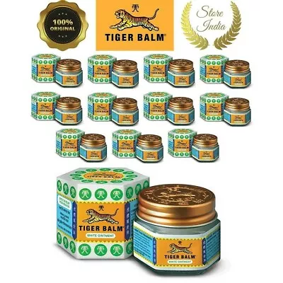 12 Pcs Tiger Balm White Regular Red Extra Strength 0.63oz (New) • $69.99