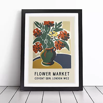 Covent Garden Flower Market Exhibition No.2 Wall Art Print Framed Canvas Picture • £14.95