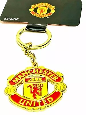 NEW Manchester United Official Club Keyring Metal (Licensed Product) • $19.57