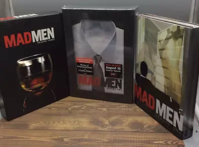 Mad Men: Seasons 1 - 3  (DVD Sets 2007)   Jon Hamm  AMC Drama • $17.09