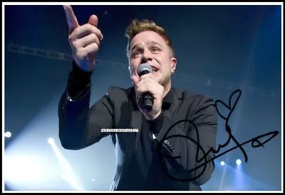 Olly Murs Autographed Cotton Canvas Image. Limited Edition (OM-30) • £9.59