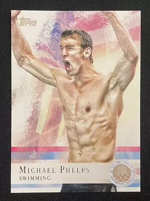 2012 Topps U.S. Olympic Silver Medal #100 Michael Phelps • $9.99