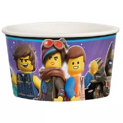 The Lego Movie 2 Party Icecream-candy-fruit Cups--8 Count--new • $8.75