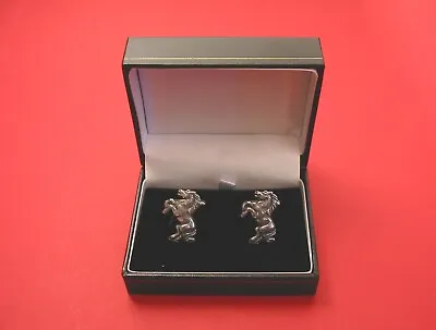 Horse Design Cufflinks Unique Jewellery Horse Racing Jumping Riding Xmas Gift • £14.99