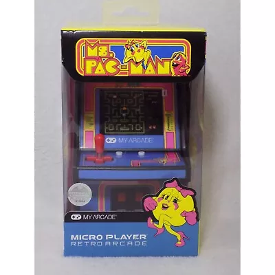 Ms. Pac-Man Micro Player Retro Arcade Machine Handheld Game By My Arcade • $22