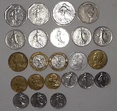 Coins From France ( 23) Various Denominations And Dates • $19.50