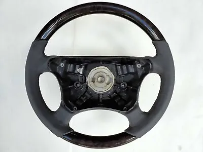 2000-02 Mercedes E Class W210 Steering Wheel BirdEye BK Leather After Facelift  • $399