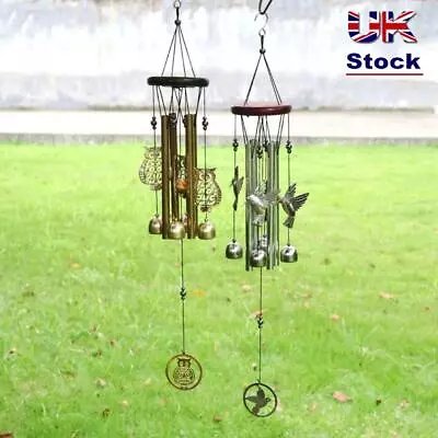 Hummingbird Hanging Ornament DIY Garden Yard Decoration Outdoor Wind Chimes • £7.21