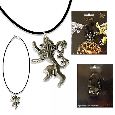 Official Game Of Thrones Lannister Lion Necklace Pendant Merchandise • £5.98
