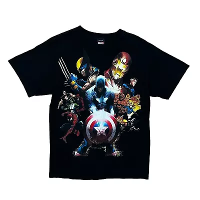 MARVEL MAD ENGINE T Shirt Black Mens Comic Book Graphic Iron Man Medium  • £24.95