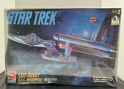 Star Trek Cut-Away U.S.S. Enterprise NCC-1701 Scale Model Kit AMT 8790 Sealed • $70