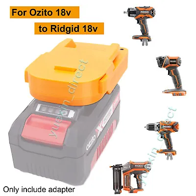 Adapter For OZITO 18v Battery Convert To RIDGID 18v AEG Cordless Tools Connector • $47.99