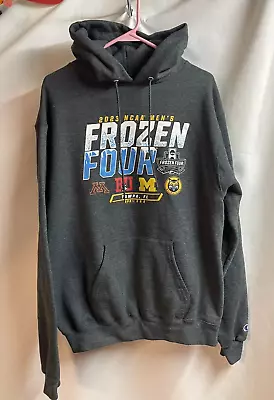 2023 FROZEN FOUR NCAA ChampionSweatshirt M Gophers Boston U Michigan Quinnipiac • $19.99