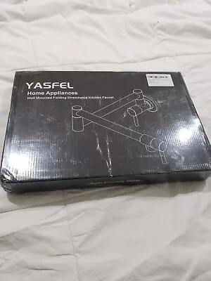 YASFEL Pot Filler Brushed Stainless Steel Faucet Pot Faucet Pot Filler SEALED • $39.95