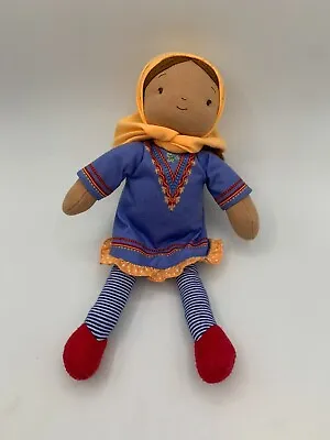 Bunnies By The Bay Global Sisters Plush Stuffed Doll Imani Muslim Purple Orange • $19.95