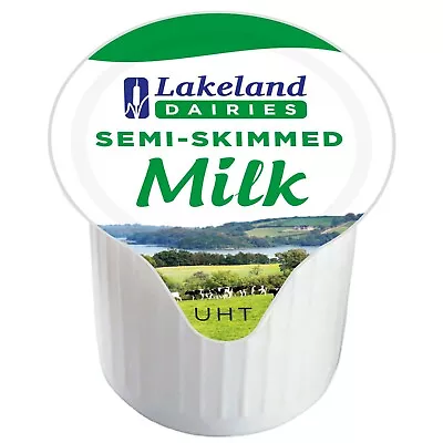 120 X Lakeland UHT Semi Skimmed  Milk Portion Pots Jiggers   • £7.69