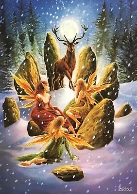 Briar ‘Yule Stag’ Pagan Wicca Alternative Yule Christmas BY03 • £2.90