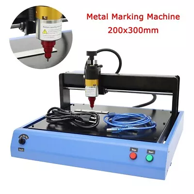 Metal Marking Machine 200x300mm Dot Peen Pneumatic Marking For Letter Engraver • $574.05