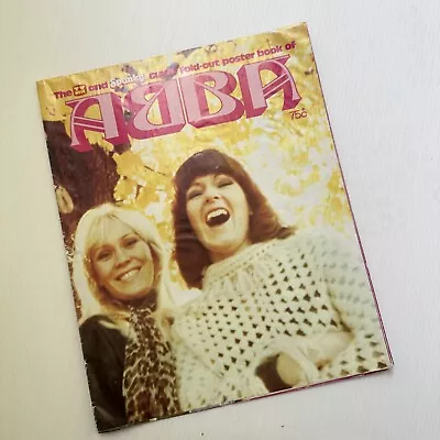 Australian TV Week & Spunky! ABBA Giant Fold Out Poster Book Original 1970's OLD • $125