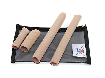 $9.99 • Buy Toe & Finger Protector Tubes -cuttable Fabric Bunion Sleeve, 2 Toe Tube & 2 Caps