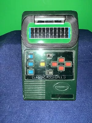 Mattel Classic Football 2 Handheld Electronic Video Game Tested Working Great • $30