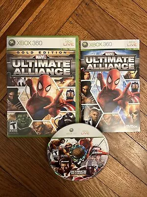 Marvel Ultimate Alliance Gold Edition Xbox 360 CIB Complete Authentic • $139.95