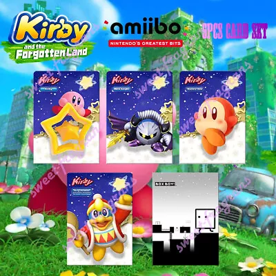 5pc/Set For Switch Wii U 3DS Kirby And The Forgotten Land Amiibo Cards NFC Card • $19.79